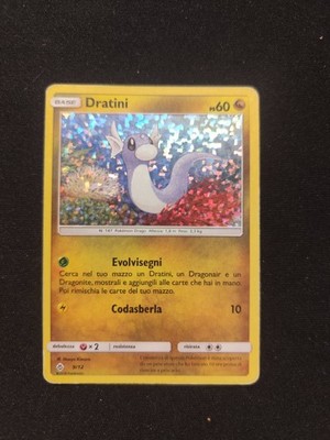 Pokemon Karte PSA DRATINI HOLO SWIRL 9/12 PROMO MC DONALD 2018 ITA BGS Stamped V