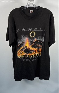 Vintage 1991 Hawaii Solar Eclipse The Big Island T Shirt Single Stitch Sz L