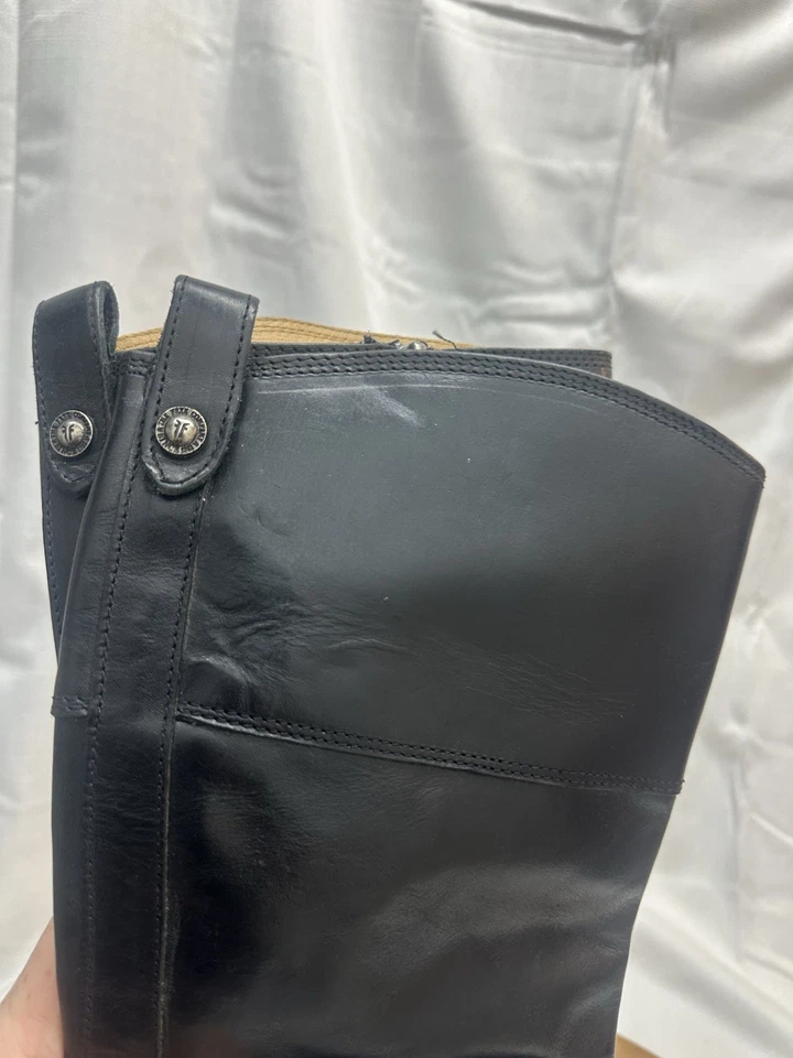 Botas con arnés Melissa para mujer FRYE talla 5,5 estilo B # 76927 negras Foto 3 de 4