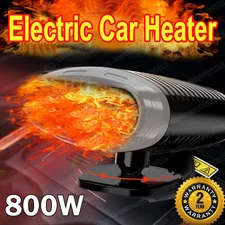 Portable 12V|800W|Electric Car Heater DC Cooling Fan Defogger Defroster Demister