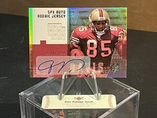 2006 SPx Vernon Davis San Francisco 49ers RC Signature Jersey Card 0384/1650