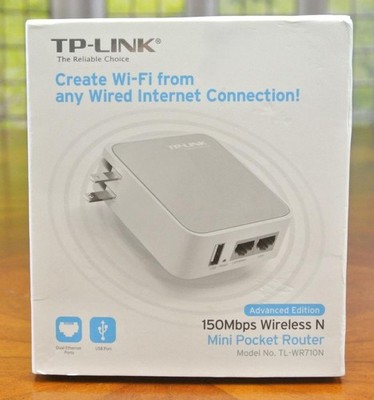 TP-Link N150 Wireless Wi-Fi Mini Router with Range Extender Access Point Adapter
