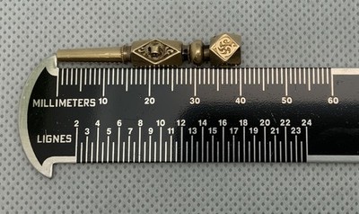 Antique Victorian Gold Pocket Watch Key Fob Charm Pendant (EB)