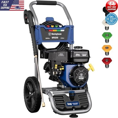 #ad 3200 PSI Gas Pressure Washer Onboard Soap Tank 5 Quick Connect Nozzles New $531.34