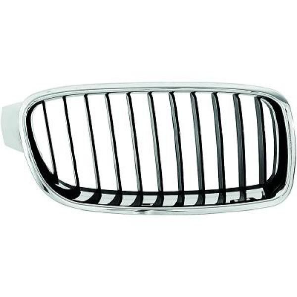 Grill Rechts Passend FüR BMW F30/F31 Baujahr 11-19 Chrom-Schwarz,-image