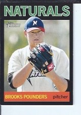 Brooks Pounders 2013 Topps Heritage Minors Black Border #ed / 96