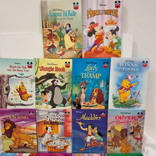 Disney’s Wonderful World of Reading x 22– Classic Hardback Bundle & Book Rack - Picture 6 of 10
