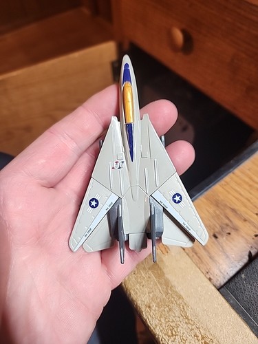 Vintage Matchbox Mattel 1989 F-14 Tomcat FKV36 Diecast Plastic - Picture 5 of 9