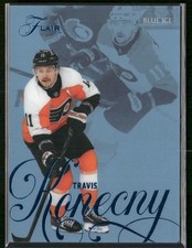 2025-26 UD Flair Hockey Travis Konecny Blue Ice Image B Variant #/25 #96