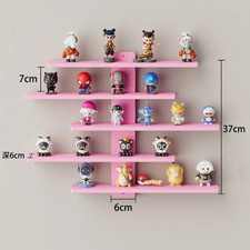 Set of 5 Floating Wall Shelves Picture Ledge Display Rack Book Hanging Shelf UK