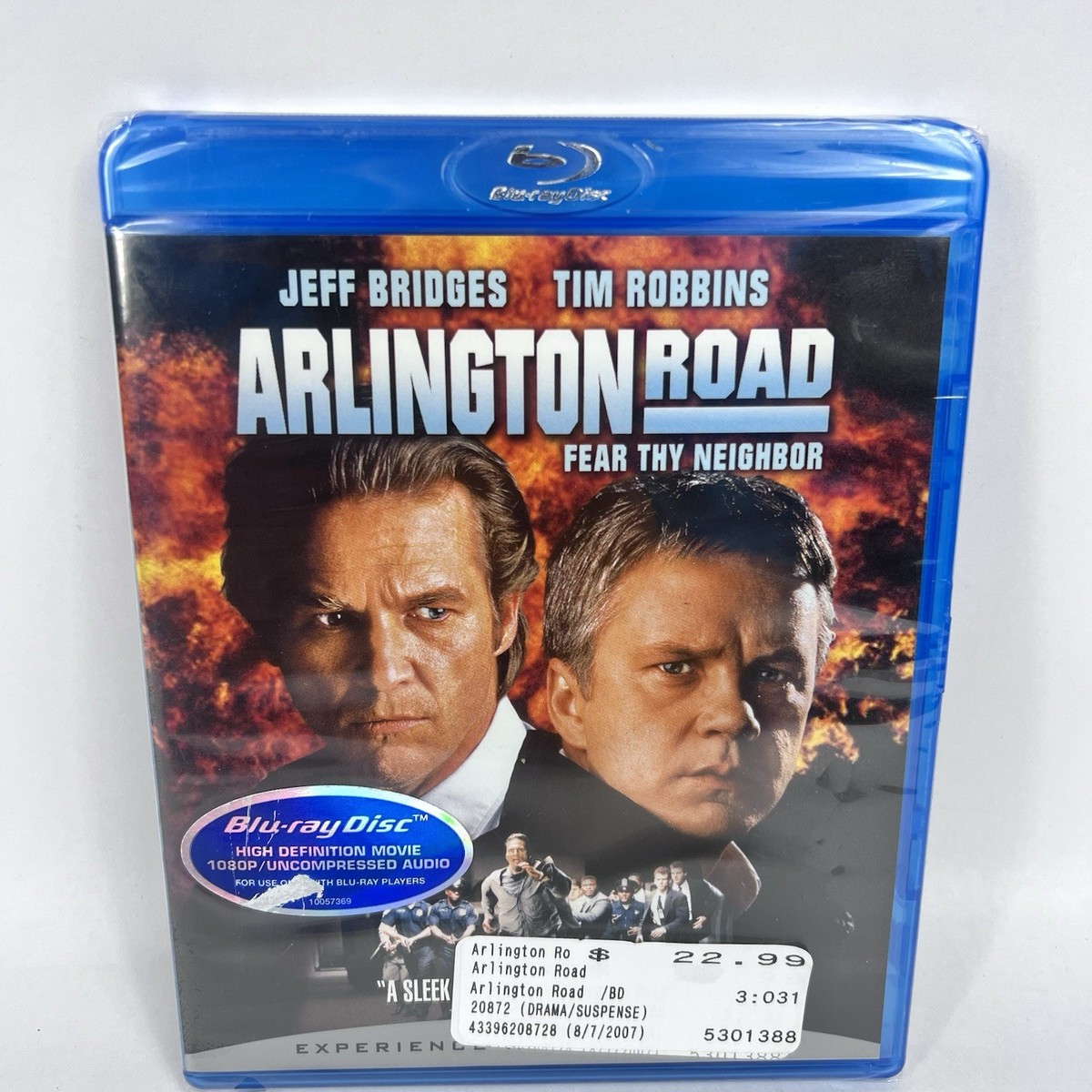 Arlington Road (Blu-ray Disc, 2007) Jeff Bridges Tim Robbins Brand