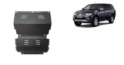 Stahl Unterfahrschutz für Motor, Kühler Mitsubishi Pajero Sport 2 (2008-2016)
