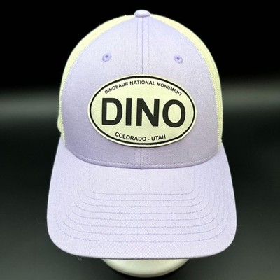 Dinosaur National Monument Hat Richardson 115 Unisex M-L Purple Trucker Snapback
