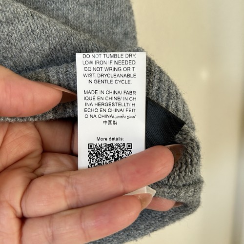 Dazy Knit Mock Sweater Vest Women’s Large Gray Contemporary Preppy Academia - Picture 8 of 9