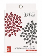 Exfoliating African Net Sponge 2-Pack Deep Cleansing Bath Sponge Set 32 x 12