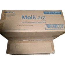 Full Case MoliCare Skin Personal Cleansing Wipe 9 x 13" Adult Washcloth Scented 