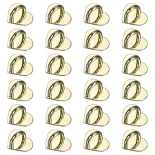 24pcs Phone Ring Holder 0.8" Adhesive Heart Cell Phone Ring Finger Grip, Gold