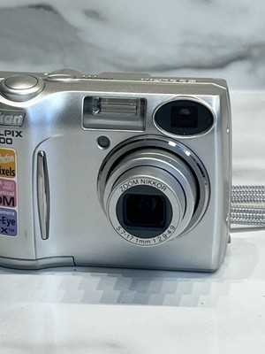 Nikon Coolpix E4600 4.0MP Digital Camera Silver 3X Zoom E4600 (see