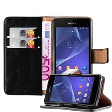 Case for Sony Xperia Z1 COMPACT Protection Wallet Cover Magnetic Luxury Book