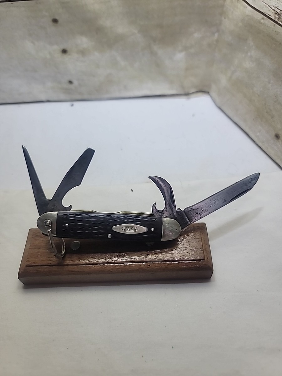 Vintage Case XX USA 640045R Jigged Bone Camp Utility Scout Knife