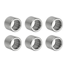 10 x 14 x 12 mm Needle Roller Bearings, 6PCS Steel Open Ends Bearing, Silver