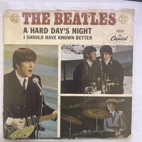 THE BEATLES I SHOULD HAVE KNOWN BETTER / HARD DAYS NIGHT 45 LISTEN HERE
