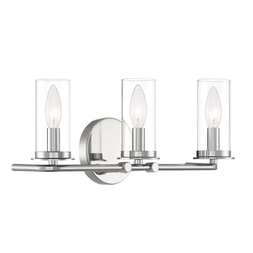 Designers Fountain D268C-3B Hudson Heights 3 Light 18"W Vanity - Nickel - Picture 3 of 7