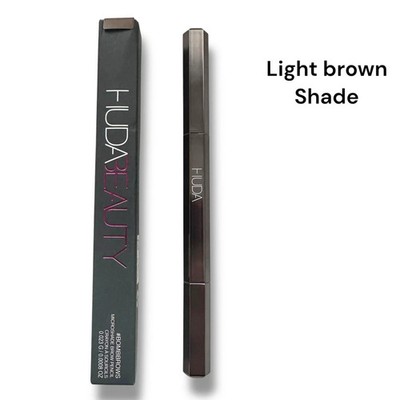 Huda Beauty #BOMBBROWS Microshade Brow Pencil ~  4 LIGHT BROWN ~ GENUINE ~ NIB