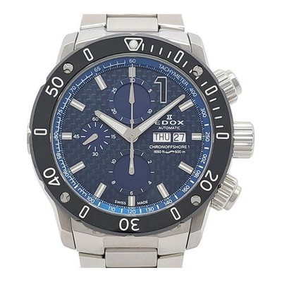 EDOX Chrono Offshore 1 Carbon Dial 01122 Automatik Herrenuhr Edelstahl