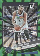 2023-24 Donruss Rudy Gobert Green Laser Holo #16