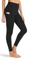 High Waist Yoga Pants, Pocket Yoga Pants Tummy Control Workout Running 4 Way ...