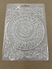 Set of 3 STAMPERIA "Soft" Moulds, Clear Moulds 5x8", USED but Great Condition