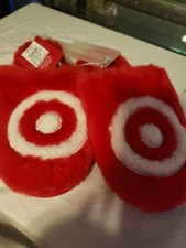 Wondershop Target Exclusive Red Holiday Slippers Large W 9/10 M 7/8 tIKTOK