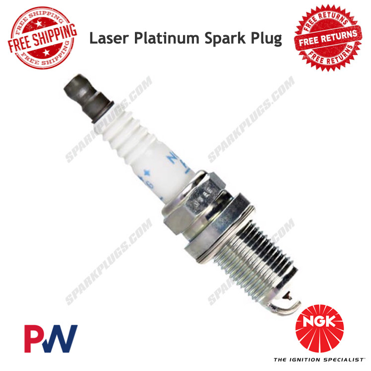 NGK Spark Plugs PFR7G-11S Laser Platinum Plug Set of 4# 7772