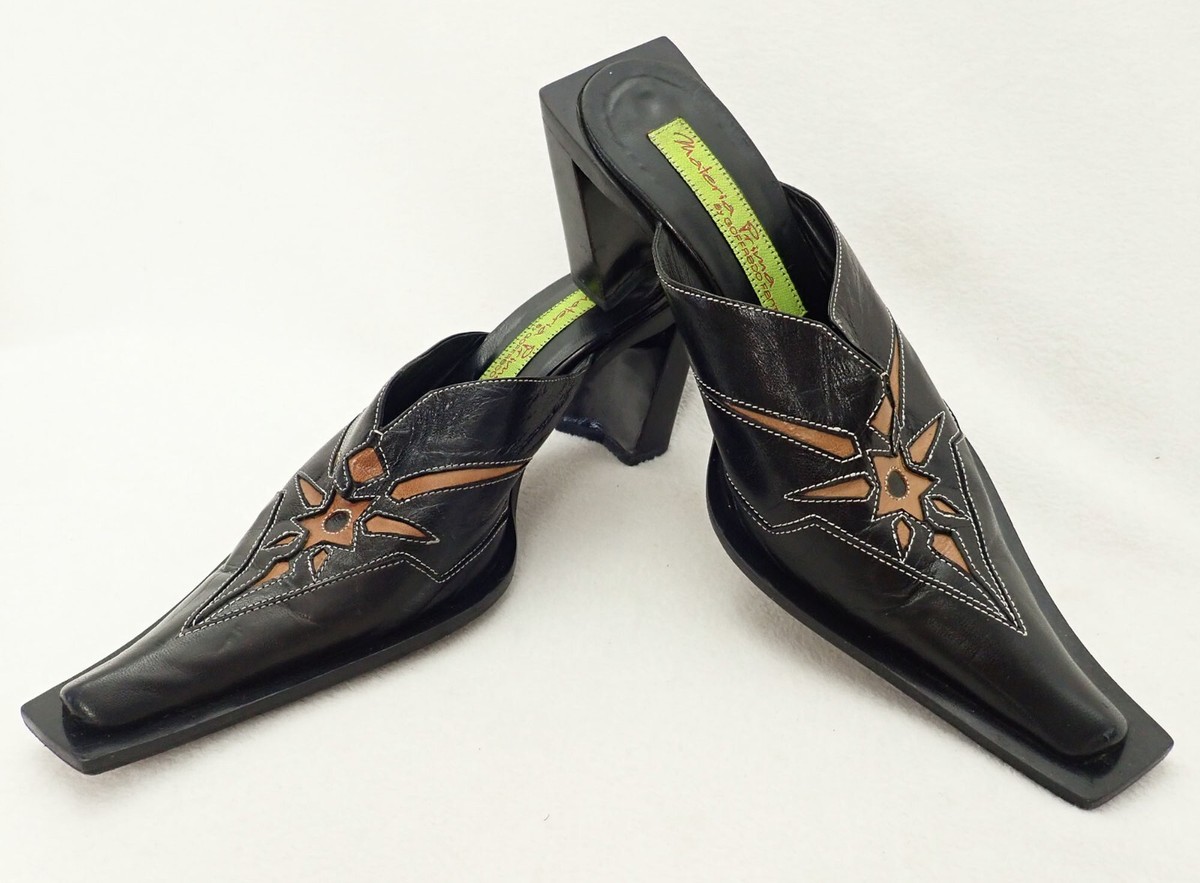 Goffredo Fantini Materia Prima 381/2ミュール Italian Designer's Materia Prima by Goffredo Fantini Sandals