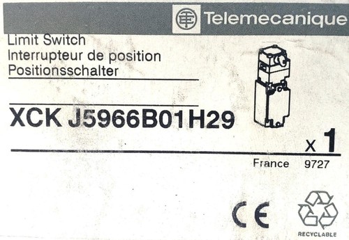 Telemecanique XCK-J5966B01H29 Safety Interlock Limit Switch AC15 240V 3A - Picture 3 of 4