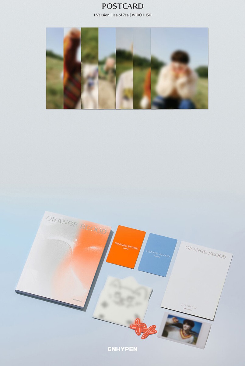ENHYPEN ORANGE BLOOD 5th Mini Album ENGENE Ver/CD+Book+4