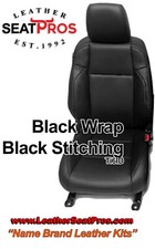 Leather Seat Covers For 2016-2023 Tacoma Double Cab Black Factory Match