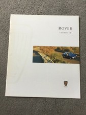 ROVER Cabriolet  brochure  pub no 5336 dated 1997 