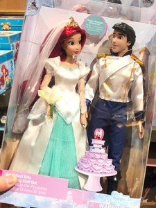 ariel and eric wedding doll set