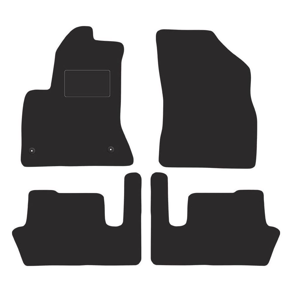 Tapis de sol antidérapant en moquette grise STREAK pour C4 Picasso 1