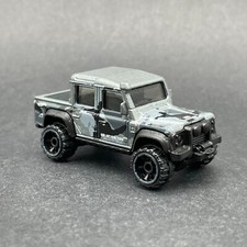 Hot Wheels 2015 '15 Land Rover Defender Double Cab Camo Nexen Tire 1/64 Diecast