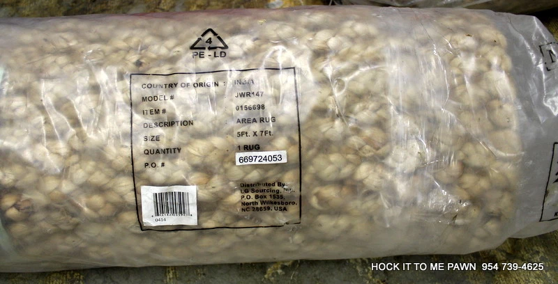 Alfombra Allen Roth rectangular amarilla de transición trenzada de yute NUEVA Foto 4 de 4