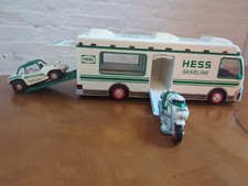 1998 Hess Toy Truck Recreation Van with Dune Buggy and Motorcycle&nbsp;