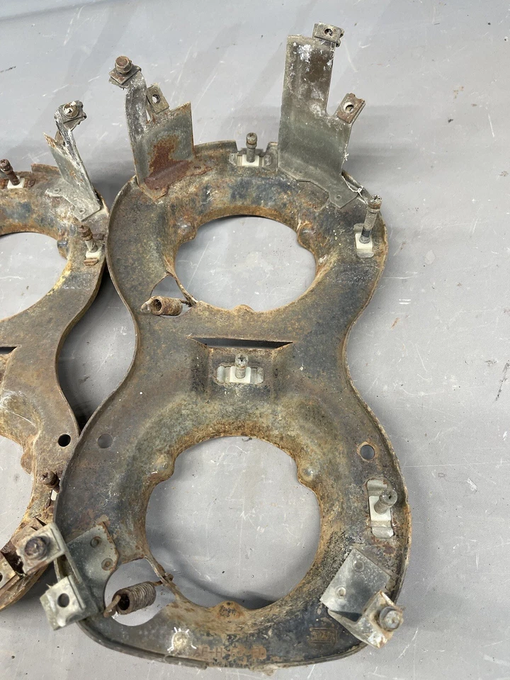 Ford Galaxie 1967 soporte montaje faros soportes cucharones montaje equipo original Foto 2 de 4