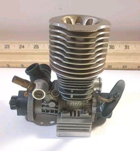 Hyper 21 Turbo HO BAO Nitro RC Engine W/ Carburetor, Pull Start, Engine Mount.