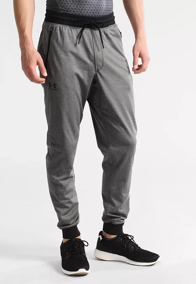 Under Armour Men s Sportstyle Joggers Carbon Heather Black eBay