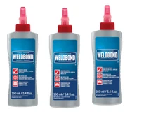 3 bottles Weldbond Universal Adhesive 5.4 oz.