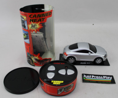 Tyco R/C Canned Heat Silver Audi TT Remote Control Car Rare Red Label Pre-Owned