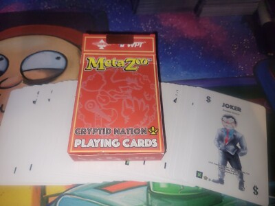Metazoo Kickstarter Playing Cards WPT Cryptid Nation PICK A CARD